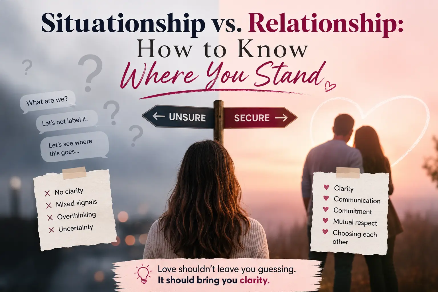 Situationship vs. Relationship
